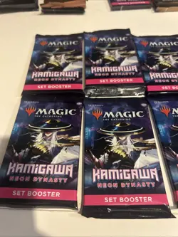 MTG Kamigawa Neon Dynasty Set Booster Pack 8ct New Sealed Plus 1 Draft Pack - Image 2