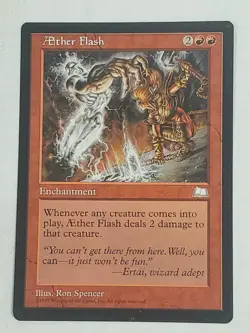 MTG AEther Flash (Weatherlight/Red/U) - BGM - Image 1