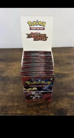 Destined Rivals Half Booster Box Open - 18 Sealed Packs Pokemon TCG - Image 2