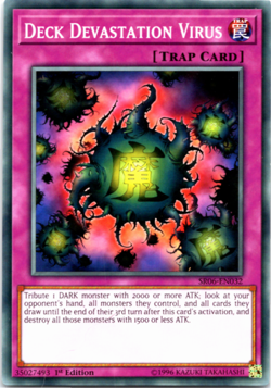 Deck Devastation Virus SR06-EN032 Common 1st Edition Yugioh - Image 1