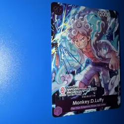 ONE PIECE CARD GAME MONKEY.D.LUFFY P-041 BANDAI CARD GAMES FEST 23-24 WORLD TOUR - Image 4