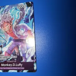 ONE PIECE CARD GAME MONKEY.D.LUFFY P-041 BANDAI CARD GAMES FEST 23-24 WORLD TOUR - Image 5