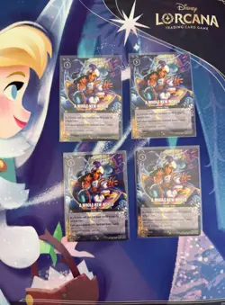 x4 Disney Lorcana - A Whole New World - Infinity Promo Card 10/C1.EN.1 - Image 1