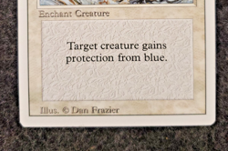 Blue Ward - Revised MTG Magic The Gathering (NEVER played) MINT........(DS3D1K7) - Image 5