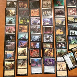 Commander Deck MTG - Mythic Rare ZOMBIES Pure Black Tribal Kindred ALL 100 Cards - Image 3