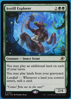 Icetill Explorer Edge of Eternities NM Green Rare MTG CARD (ID# 501610) ABUGames - Image 1