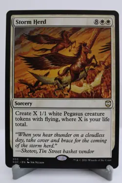 MTG - Storm Herd Commander: Kaldheim Regular - 033 - R - KHC LP/NM - Image 1