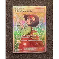 Pokemon Erika's Hospitality Full Art Ultra Rare Team Up 174/181 Holo ENG - Image 1