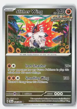 Slither Wing 026/064 Shrouded Fable Pokemon Reverse Holo NM Shinji Kanda - Image 1