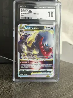 2022 Pokemon Astral Radiance Darkrai VSTAR Holo #099 CGC 10 GEM MINT - Image 1
