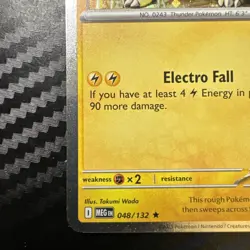 Pokemon TCG Raikou 48/132 Mega Evolution ME1 Cosmos Holo NM - Image 4