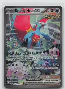 Roaring Moon ex 251/182 Special Illustration Rare Paradox Rift Pokemon Near Mint - Image 1