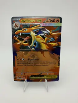 Pokemon TCG Mega Charizard Y ex 030 Mega Evolution Black Star Promo A - Image 1