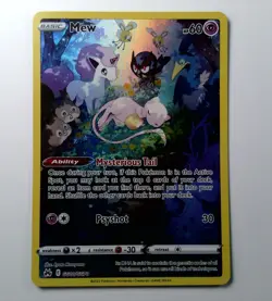 2023 Pokemon SWSH Crown Zenith Mew GG10/GG70 Rare Galarian Gallery Full Art NM - Image 2
