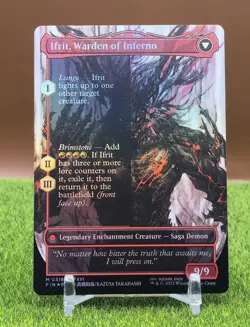 MTG: Final Fantasy - Clive, Ifrit's Dominant Borderless Foil NM - Image 2