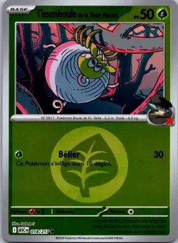 Carte Pokemon Tissenboule de la team Rocket 018/217 Reverse 2026 - Image 1