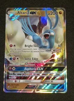 Altaria GX Dragon Majesty Holo Rare Pokemon TCG 2018 Near Mint 41/70 - Image 1