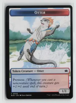 Otter Token 0025 Bloomburrow BLB MTG Magic - Image 1