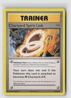 CHARIZARD SPIRIT LINK 75/108 NON HOLO XY EVOLUTIONS POKEMON TCG LP - Image 1