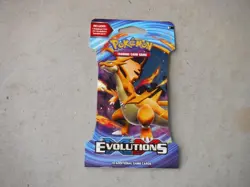 2016 POKEMON XY EVOLUTIONS SLEEVED BOOSTER PACK BLISTER PACKS CHARIZARD - Image 4