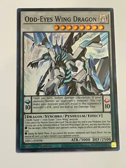 Odd-Eyes Wing Dragon 1st Edition | DIFO-EN098 NM | Dimension Force Yu-Gi-Oh - Image 1