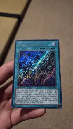 YUGIOH LEGEND OF HEART SECRET RARE DRLG-EN006 1st edition - Image 2