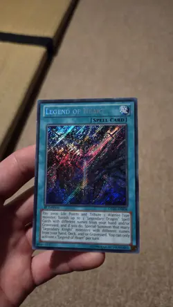 YUGIOH LEGEND OF HEART SECRET RARE DRLG-EN006 1st edition - Image 4