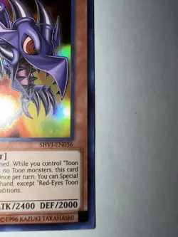 Yu-Gi-Oh Red Eyes Toon Dragon SHVI-EN036 Near Mint Condition - Image 3