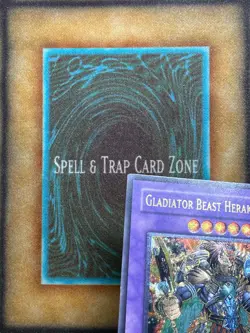 Yugioh Gladiator Beast Heraklinos TU02-EN000 Ultimate Rare LP (#2) - Image 4