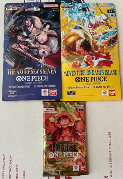 One Piece English PRB-01 Premium The Best OP-14 OP-15 Sleeve Booster Pack Sealed - Image 1
