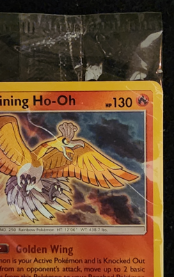 2017 Pokemon Sun & Moon Black Star Promo Sealed Shining Ho-Oh #SM70 EX-NM - Image 3