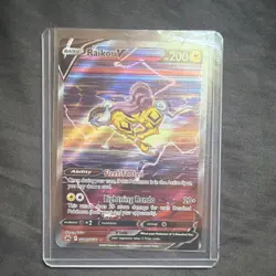 Pokemon Raikou V GG41/GG70 Crown Zenith Galarian Gallery Ultra Rare Holo 200 HP - Image 1