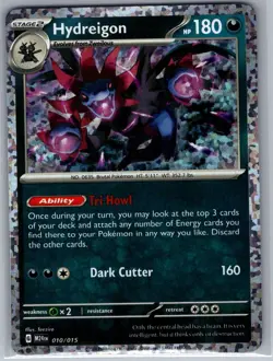 Hydreigon 010/015 Holo McDonald's Promos 2024 - Pokemon Card - NM - Image 1