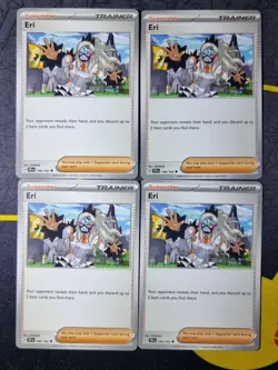 Pokemon Card Eri - 146/162 - Temporal Forces ×4 Trainer Playset Supporter - Image 1