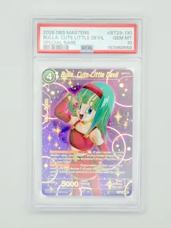 Super Dragonball Card Game Bulla, Cute Little Devil BT29-130 SPR - PSA 10 - Image 1