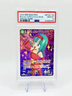 Super Dragonball Card Game Bulla, Cute Little Devil BT29-130 SPR - PSA 10 - Image 2