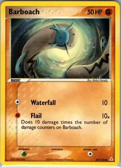 Barboach 60/110 Non Holo Holon Phantoms - Pokemon Card - NM - Image 1