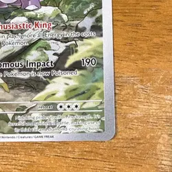 Pokemon Nidoking TCG Holo Illustration Rare Card 174/165 Scarlet & Violet-151 - Image 4