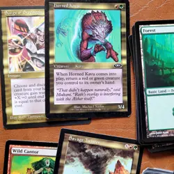 Magic Commander Deck MTG 100 - *Targ AGGRO BEASTS Attacking Red & Green Tribal* - Image 4