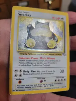 1999 Pokemon Jungle #11 Snorlax Holo Card - Heavy Play - Image 2
