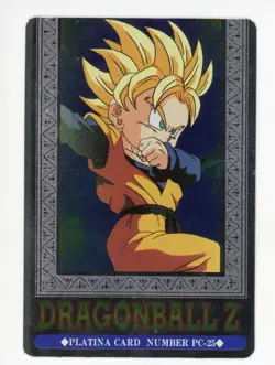 Dragon Ball Z - PC 25 Japanese Platina Foil Card 1995 - Image 1