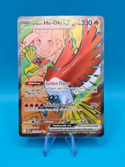 Ethans Ho-Oh ex Full Art Destined Rivals NM, 209/182 Pokemon Card TCG - Image 1