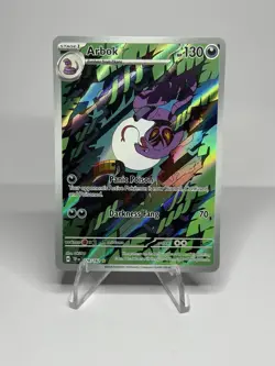 Pokemon Arbok Holo TCG Card SV05: Temporal Forces 176/162 - Image 1