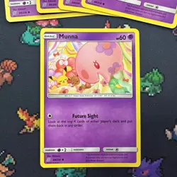 Munna 88/236 Unified Minds NM Mint Pokemon TCG Card - Image 1
