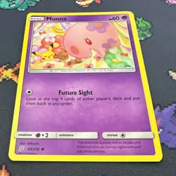 Munna 88/236 Unified Minds NM Mint Pokemon TCG Card - Image 3