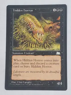 MTG Hidden Horror (Weatherlight/Black/U) - BGM - Image 1