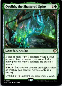 Ozolith, the Shattered Spire 281 Commander: Secrets of Strixhaven NM - Image 1