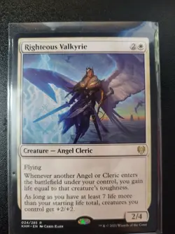 Righteous Valkyrie Kaldheim MTG Magic NM - Image 1