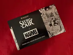 MTG Secret Lair Drop Marvel's Spiderman Venom Unleashed Ink Rainbow Reg Edition - Image 1