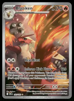 Pokemon Cards Blaziken 192/182 Destined Rivals Illustration Rare NM *5 - Image 1